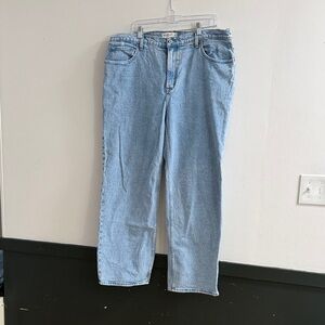 Abercrombie & Fitch Light Blue Straight Leg Jeans